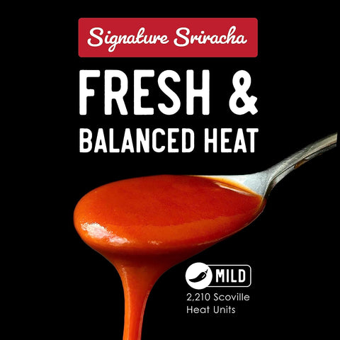 Image of Fix Hot Sauce, Sriracha Sauce – Gourmet Natural Sriracha Chili Sauce, Spicy & Bold Flavor, Non-Gmo, Vegan, Great in Pho & Ramen, Sriracha Hot Sauce - Signature Flavor, 10 Oz (1 Pack)