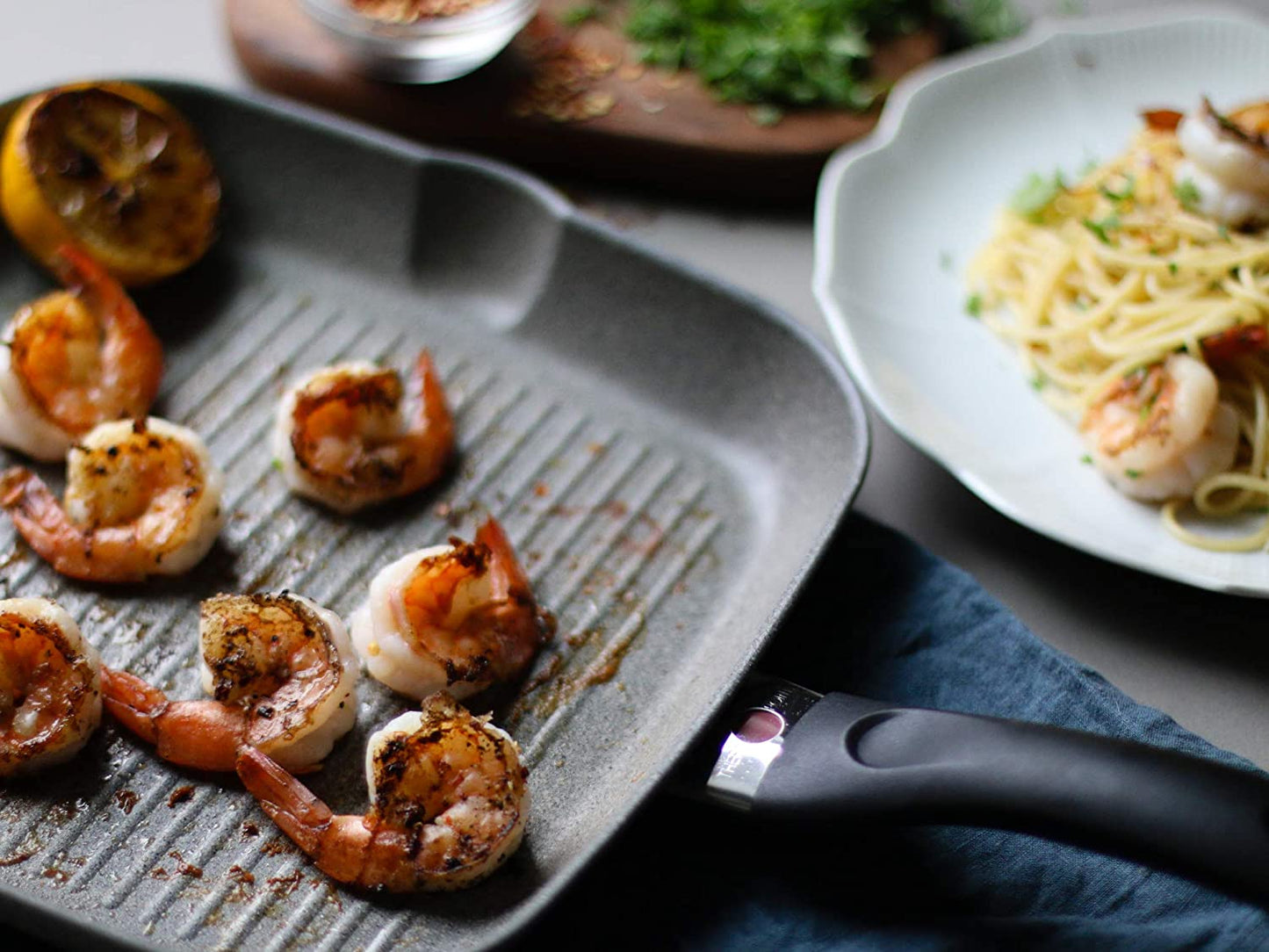 Parma by HENCKELS 11-Inch Nonstick Grill Pan, Made in Italy , Durable and Easy to Clean