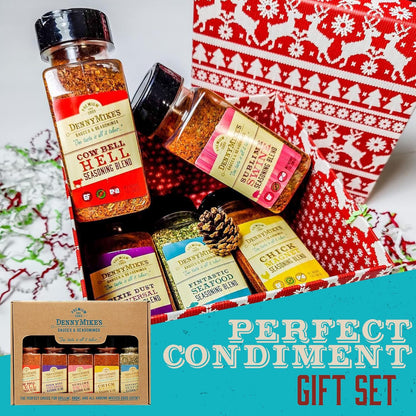 Dennymike’S Grill Seasoning Set, All Natural Spices and Seasonings, BBQ Rub for Cooking, Smoking, and Grilling, Low Sodium, Keto-Friendly, Gluten and Msg-Free, Bundle Pack of 5