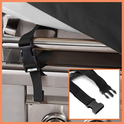 32 Inch Grill Hood Cover Island BBQ Built-In Grill Top Cover  Heavy Duty Waterproof Barbecue Gas Grill Cover Island Grill Head Cover, Fits Most Grills