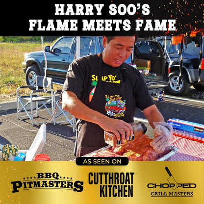Slap Yo Daddy BBQ Rub Seasonings Love Meat Tender - Spices and Seasonings for Smoking Pork, Rib, Brisket - All Purpose Championship BBQ Seasoning from Harry Soo - No MSG, Gluten Free