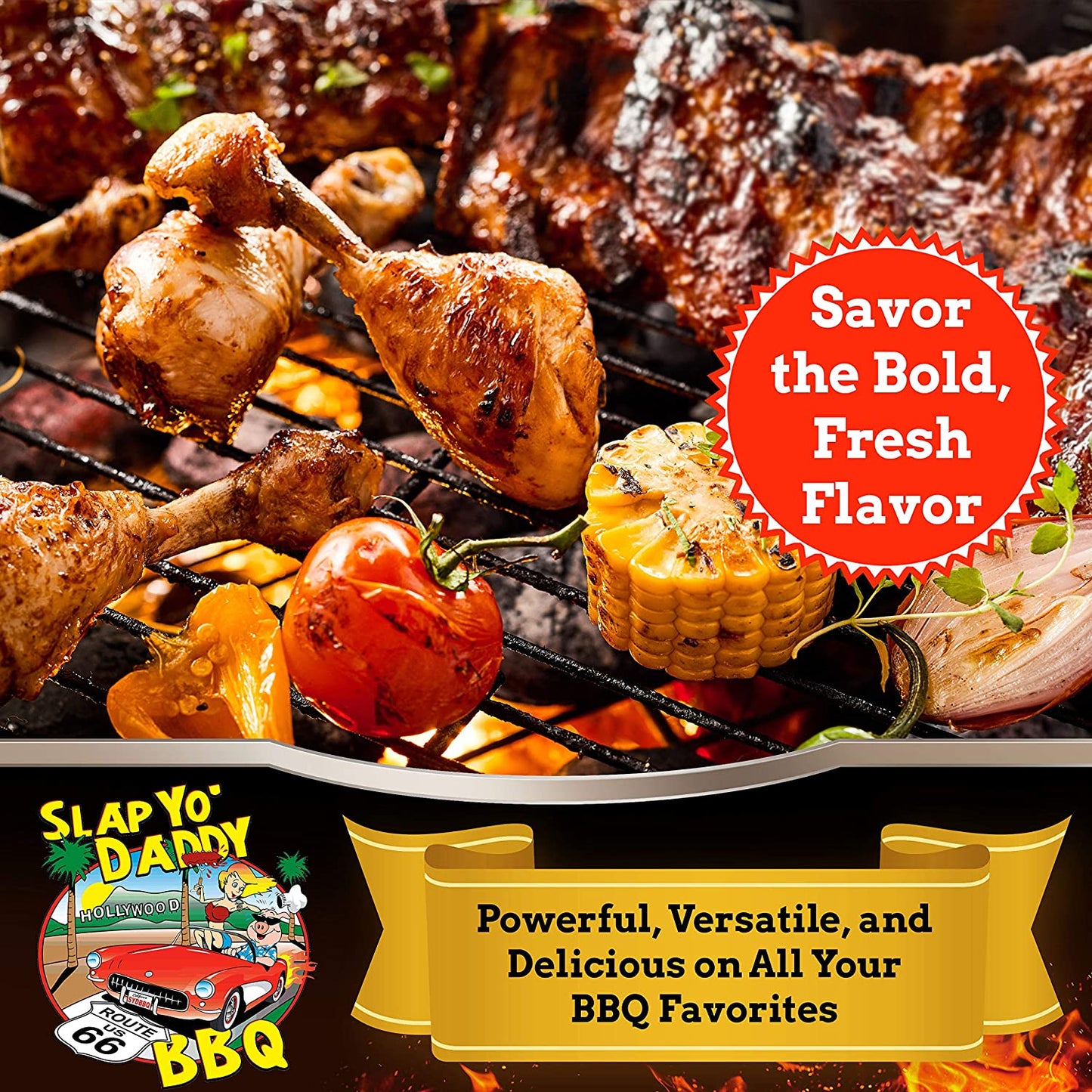 Slap Yo Daddy BBQ Jailbird Chicken and Flavor Bomb Umami (3 Rubs) 12Oz Bundle