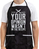 Funny Apron for Women and Men - Adjustable Chef Apron for Grilling, Cooking, BBQ