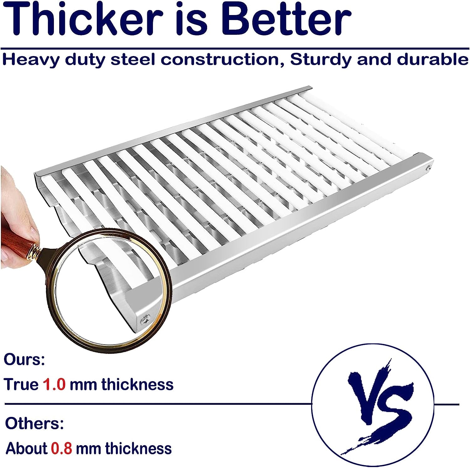 Grill Heat Plate Shield BBQ Ceramic Rod Complete Radiant Tray Replacement Parts for DCS 27DBQ, 27DBR, 27DSBQ, 27FSBQ, 36DBQ, 48DBQ, BGA27-BQ, BGB36-BQARN, BGB48-BQARL, Stainless Steel Gas Burner Cover