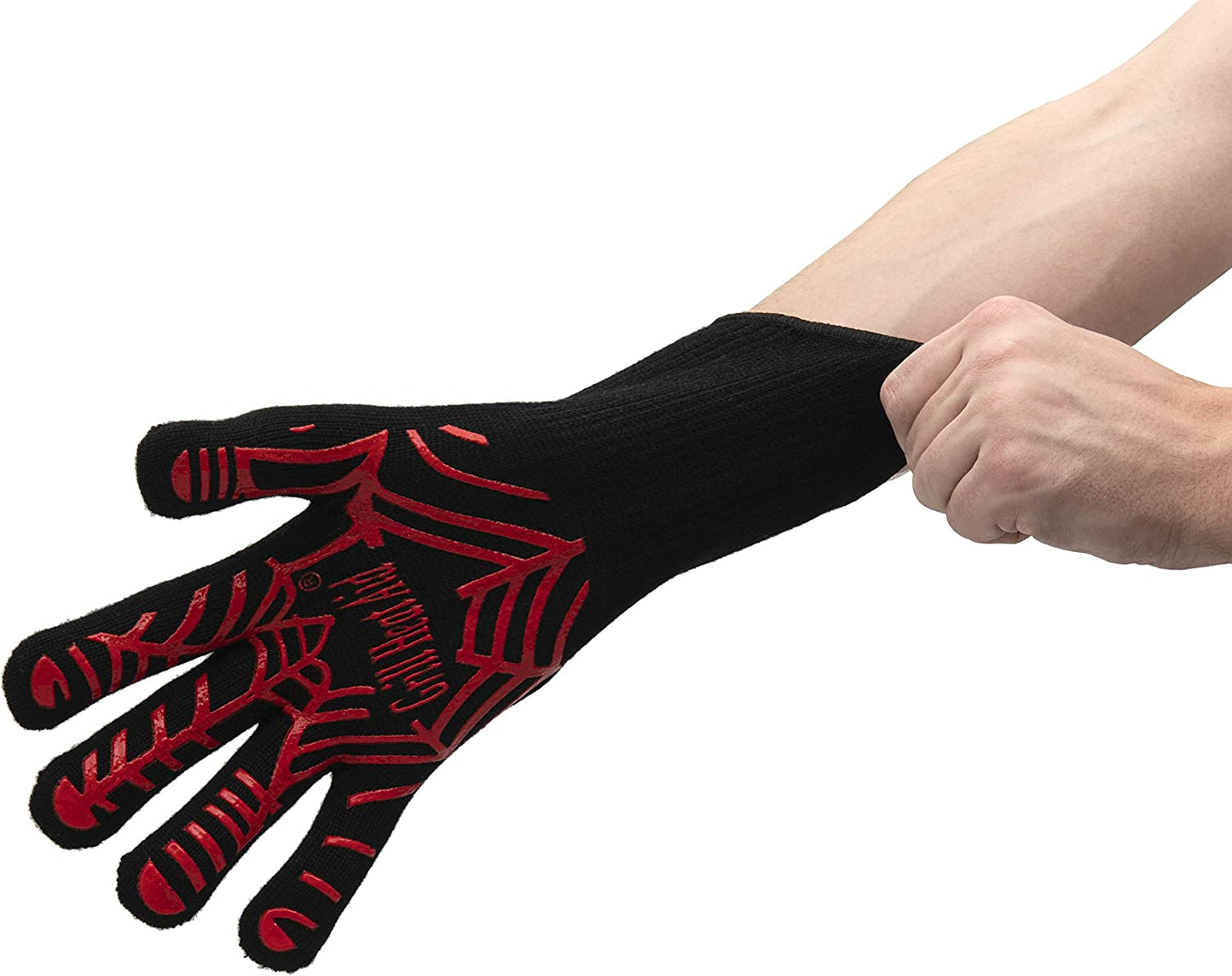 Extreme Heat Resistant Grill/Bbq Gloves | Premium Insulated Durable Fireproof Kitchen Mitts Designed for Cooking, Grilling, Frying, Baking | Indoor/Outdoor Accessories for Men & Women