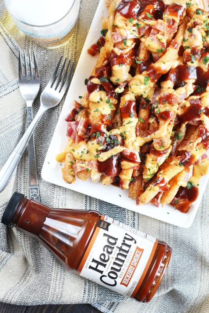 Head Country Bar-B-Q Sauce, Hickory Smoke | Soy Free, Gluten Free BBQ Sauce with No Preservatives | Smoky & Sweet Championship Barbecue Sauce for Ribs, Pork, Sausage & Brisket | 20 Ounce, Pack of 1