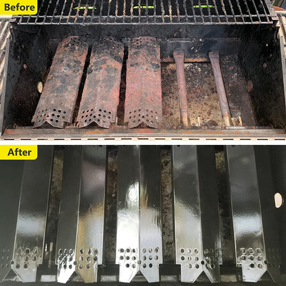 Grill Replacement Parts for Nexgrill 720-0830H, 720-0864, 720-0864M Gas Grills, 4 Pack Grill Burners, Heat Plates Shield and Igniter Replacement Repair Kit for Home Depot Nexgrill 4 Burner 720-0830H