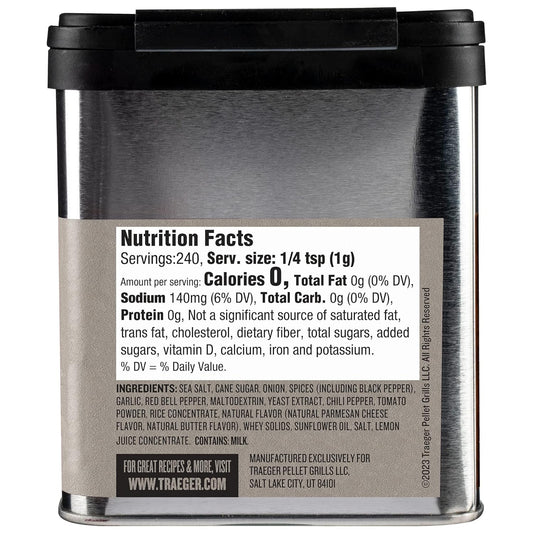 Traeger Grills SPC215 Burger Rub with Onion, Garlic, & Cheese Flavor 8.50 Ounce (Pack of 1)