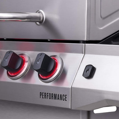 Performance Series Convective 4-Burner with Side Burner Cabinet Propane Gas Stainless Steel Grill - 463354021