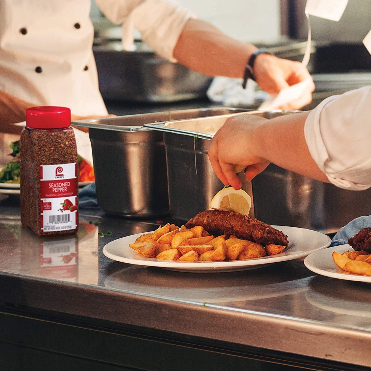 Lawry'S Seasoned Pepper, 10.3 Oz - One 10.3 Ounce Container of Seasoned All Pepper for a Well-Rounded Flavor of Black Pepper, Sweet Red Bell Peppers, and Spices