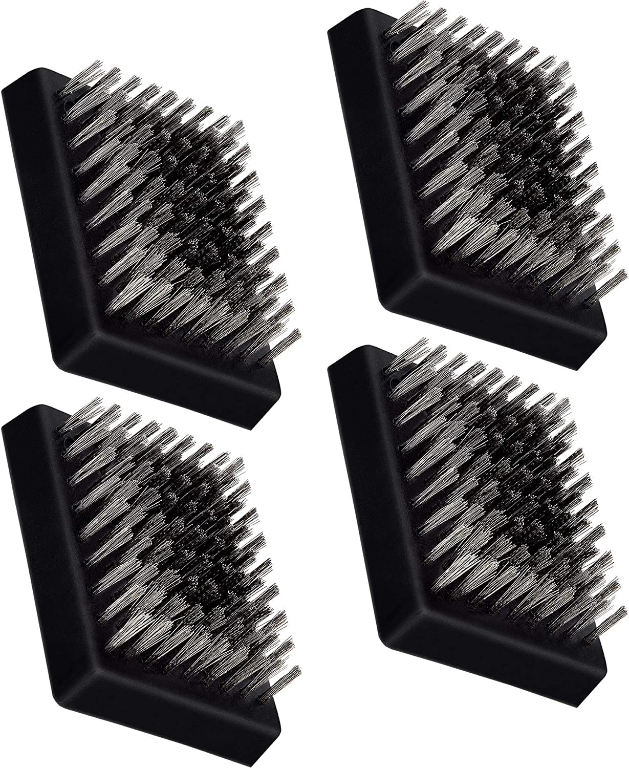 4 PCS Grill Brush Replacement Heads,  Wire Bristle Free Grill Cleaning Brush Replaceable Heads for Grill Brush and Scraper, Grill Barbecue Cleaner Refill, Perfect Griller Choice, 3.3" X 2.5"