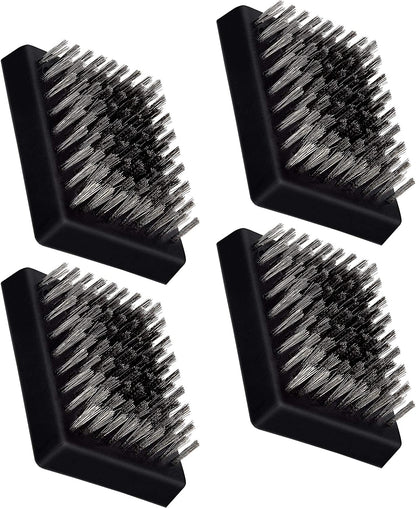 4 PCS Grill Brush Replacement Heads,  Wire Bristle Free Grill Cleaning Brush Replaceable Heads for Grill Brush and Scraper, Grill Barbecue Cleaner Refill, Perfect Griller Choice, 3.3" X 2.5"