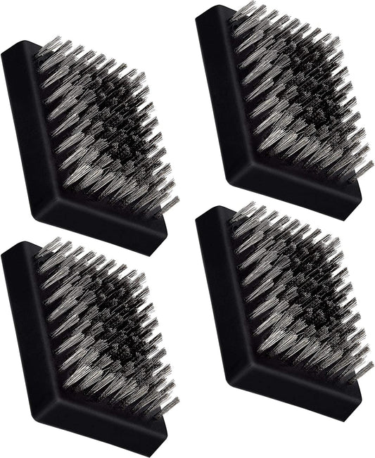 4 PCS Grill Brush Replacement Heads,  Wire Bristle Free Grill Cleaning Brush Replaceable Heads for Grill Brush and Scraper, Grill Barbecue Cleaner Refill, Perfect Griller Choice, 3.3" X 2.5"