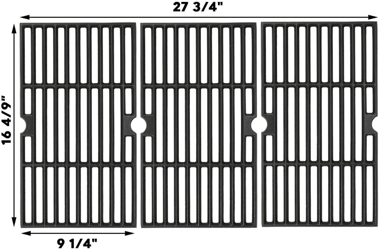Cast Iron Cooking Grates for Dyna Glo DGF493BNP DGF493PNP, Grill Grid Replacement Parts for Kenmore 146.23678310 146.16132110 146.16153110 146.20164510 146.23679310 146.23681310 146.23766310