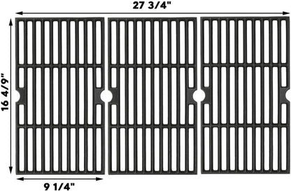 Cast Iron Cooking Grates for Dyna Glo DGF493BNP DGF493PNP, Grill Grid Replacement Parts for Kenmore 146.23678310 146.16132110 146.16153110 146.20164510 146.23679310 146.23681310 146.23766310