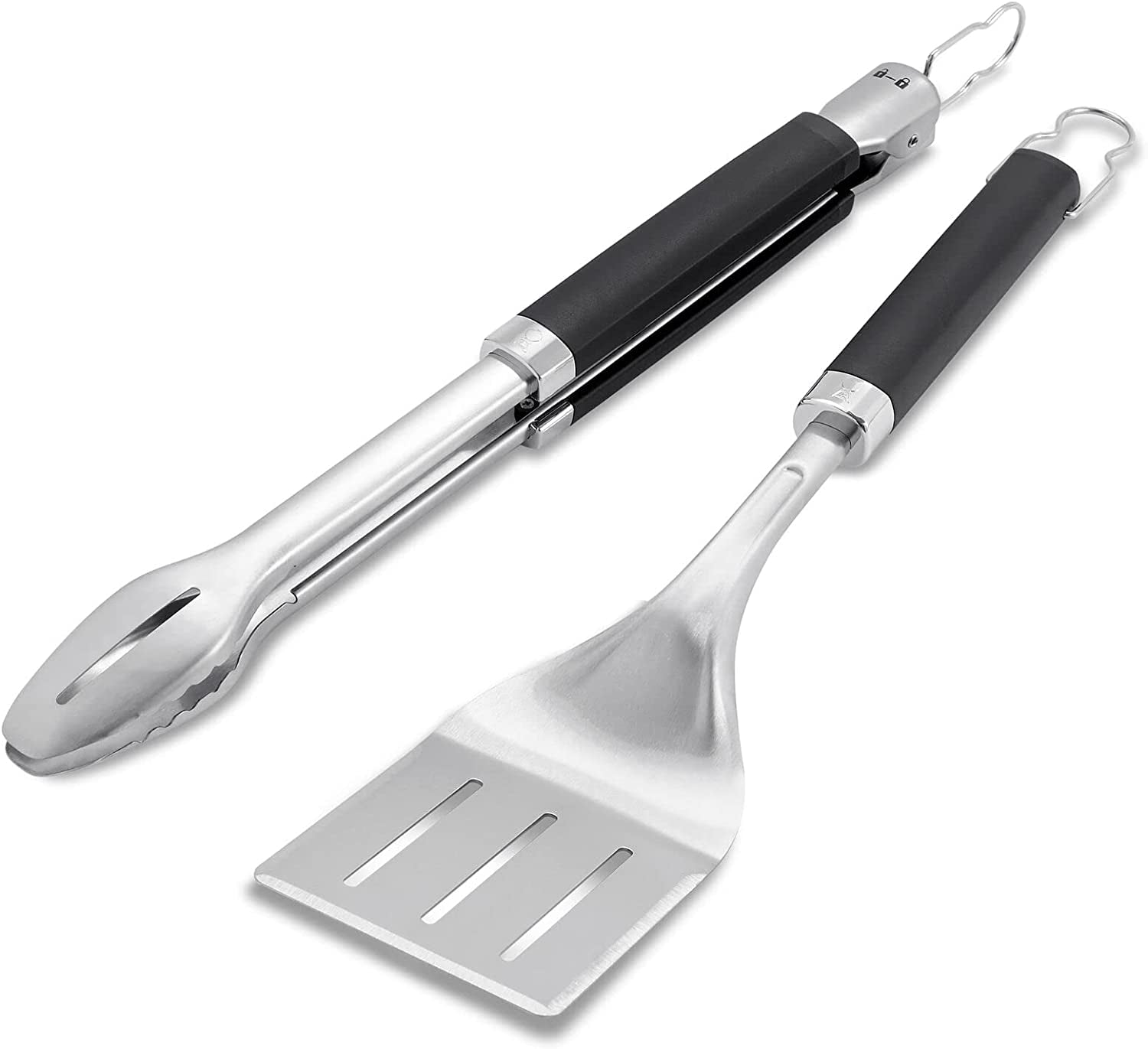 Precision Tongs & Spatula Grilling Tool Set, Stainless Steel