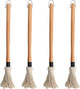 Safbbcue Barbecue Sauce Basting Brushes Mops for Grilling Ribs, Chicken, Brisket, and Other Meats Spreading Marinade/Oil, Easy to Use and Clean -18", 4Pcs