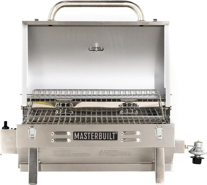 MB20030819 Portable Propane Grill, Stainless Steel