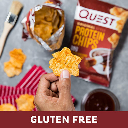 Quest Nutrition Protein Chips, BBQ, High Protein, Low Carb, 1.1 Ounce (Pack of 12)
