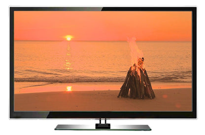 Campfire DVD by the Beach with the Sounds of the Sea and Waves and Amazing Sunsets