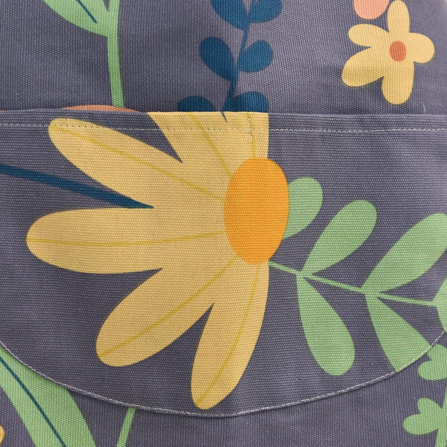 2 Pack Floral Apron for Women with Pockets, Adjustable Cotton Chef Aprons for Kitchen, Cooking, BBQ & Grill