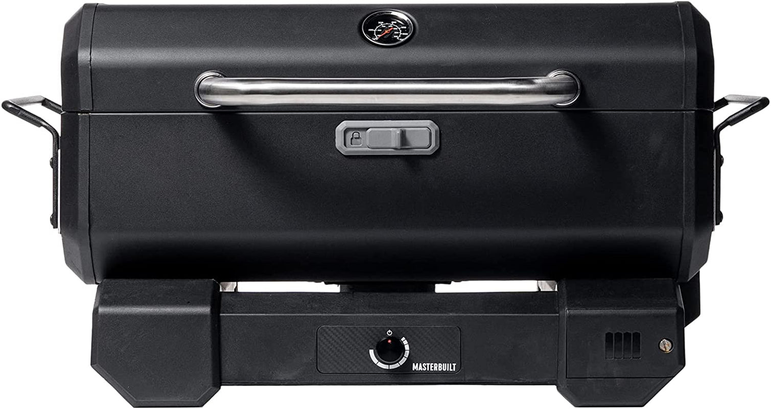 MB20040522 Portable Charcoal Grill without Cart, 17"D X 28"W X 9"H, Black