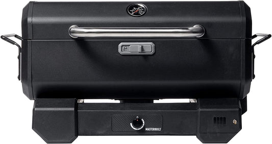 MB20040522 Portable Charcoal Grill without Cart, 17"D X 28"W X 9"H, Black