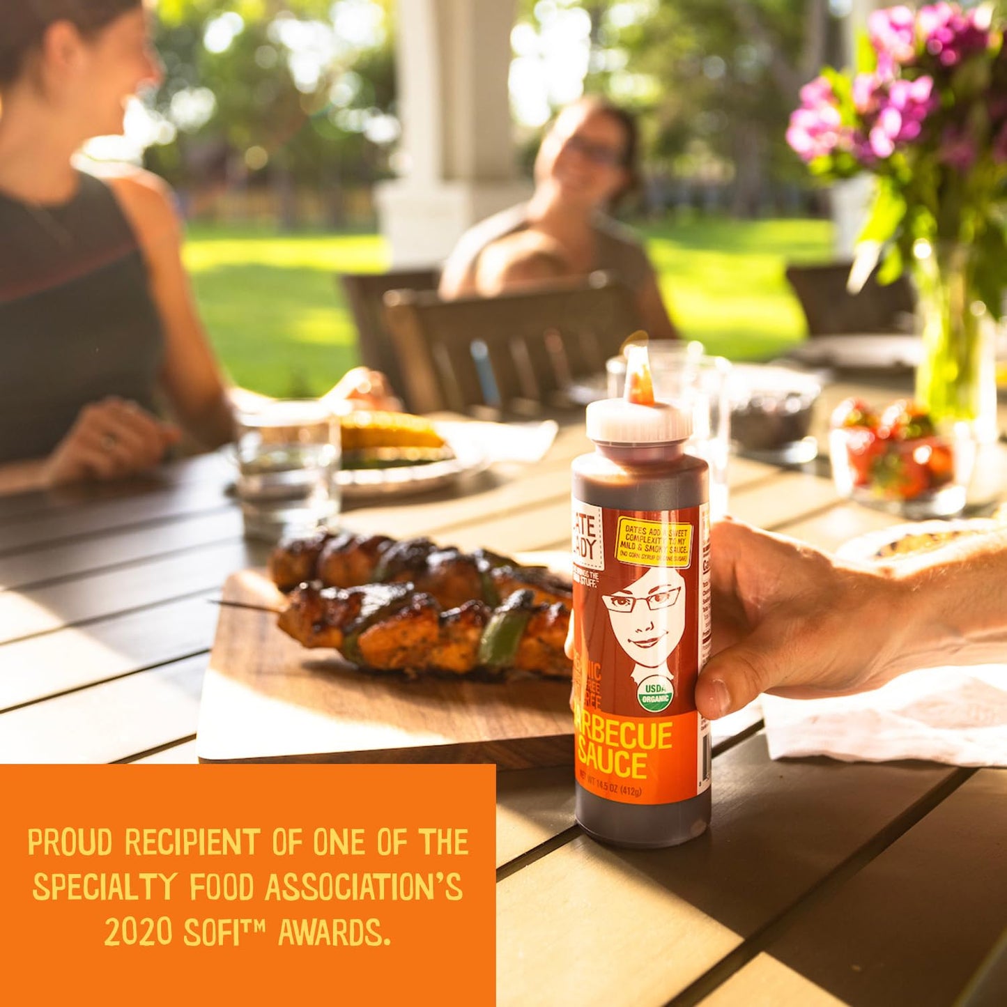 Organic BBQ Sauce | Gluten Free | Paleo Friendly | No Corn Syrup or Cane Sugar | No Added Flavors or MSG (2-Pack) Vegan Sauce