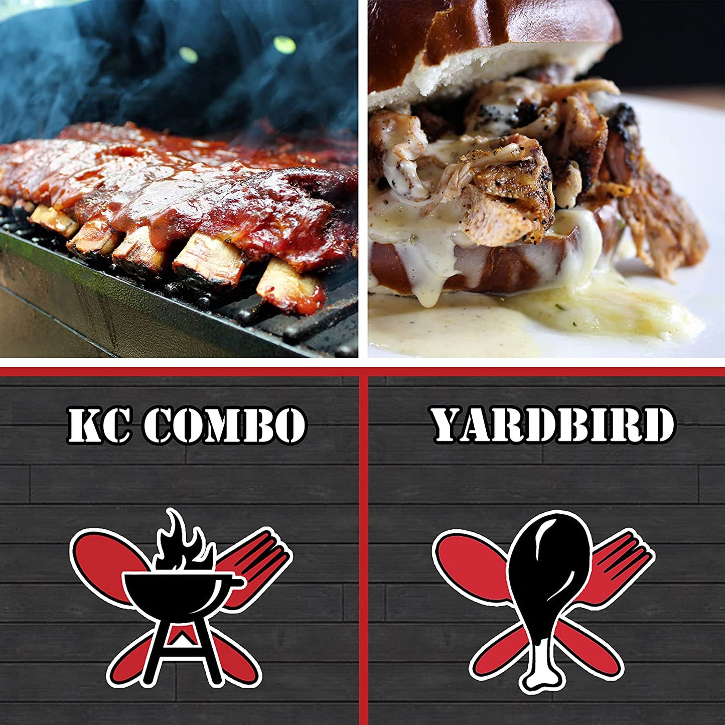 THE TAILGATE FOODIE Rare Pitmaster Gourmet Seasonings | 8 Pc Grill Essentials Gift Set | 6 Secret Competition BBQ Spice Blends for Ribs, Pork, Brisket, Chicken, Fish, Steak **Great Christmas Gift**