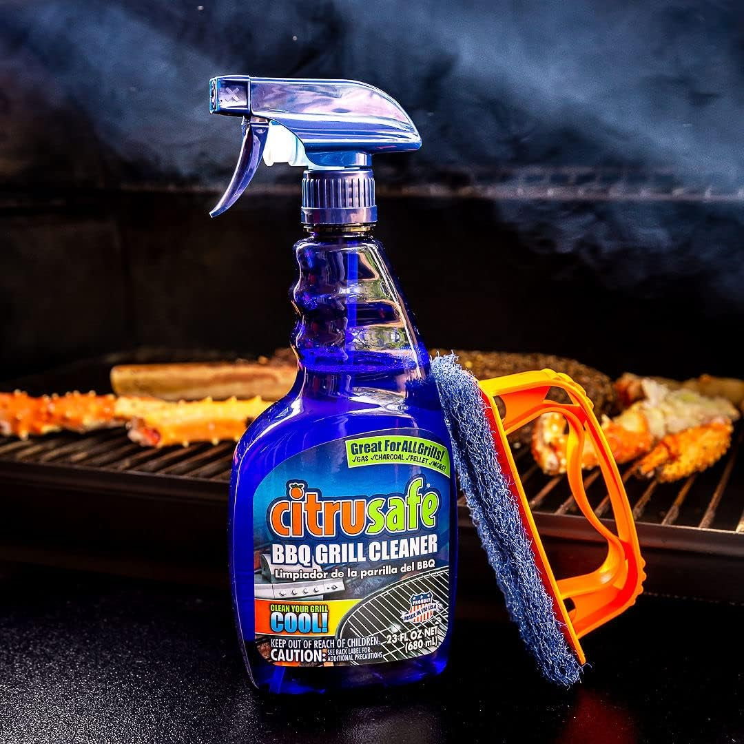 Grill Cleaning Spray - BBQ Grid and Grill Grate Cleanser (23Oz)