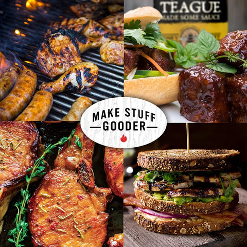 Image of Rufus Teague - Saucin' & Rubbin' Kit - 2 Premium BBQ Sauces & 2 Dry Rubs