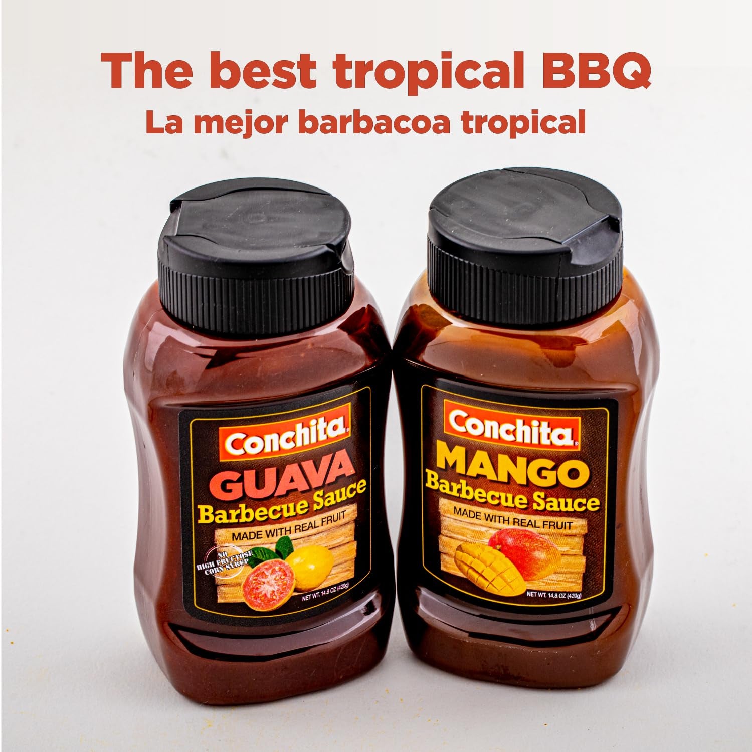 Conchita Mango BBQ Sauce, 14 Oz - Cookout Essentials - Perfect for Grilling, Marinating, and Dipping
