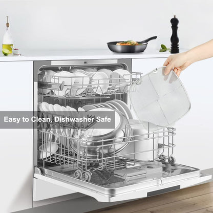 Stainless Steel Splatter Shield for Ninja Foodi AG301, Air Fryer Accessories for Ninja Foodi 5-In-1 Indoor Grill, Replacement Parts for Ninja Foodi AG300, AG300C,AG301C, AG302, AG400