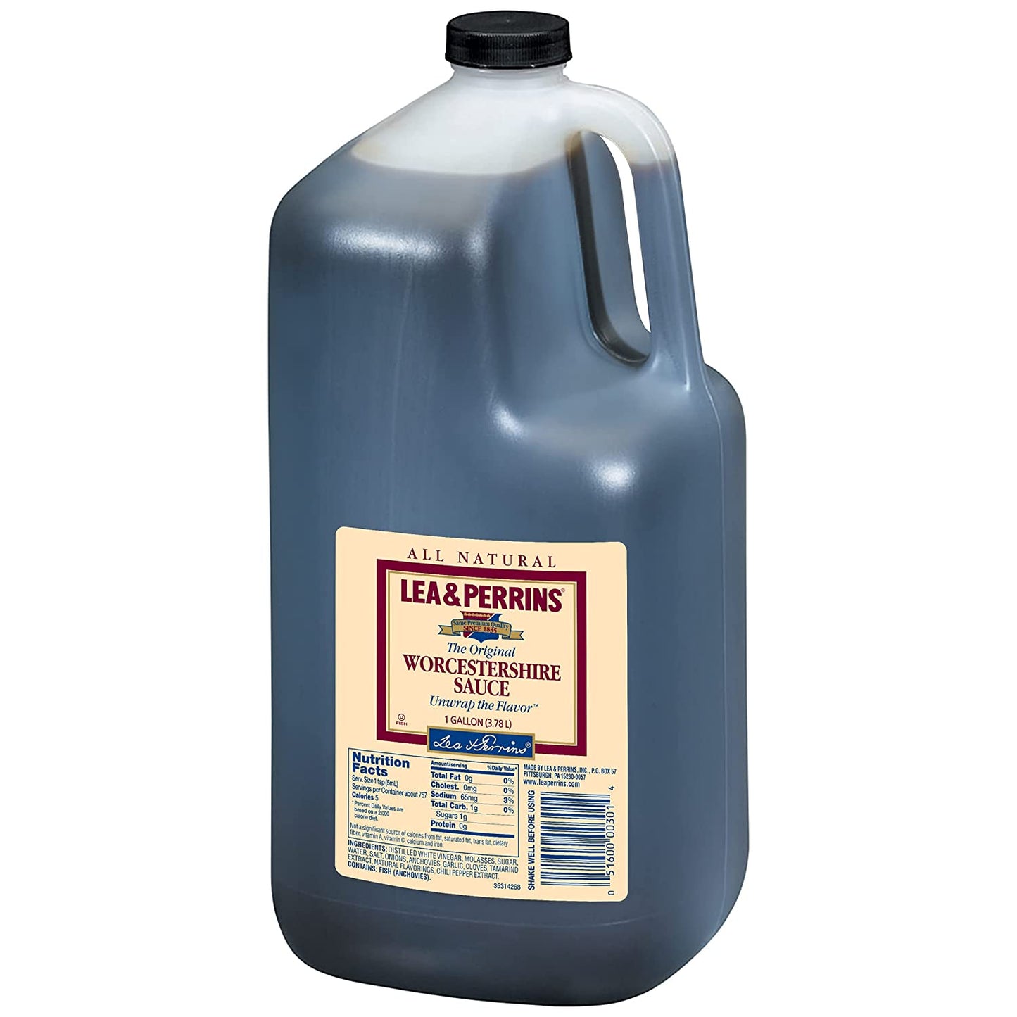 Lea & Perrins the Original Worcestershire Sauce (1 Gal Jug)