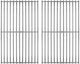 SUS304 Stainless Grill Grates 17 3/16 X 13 1/2 Inch Each for Grill Master 720-0697, Nexgrill and Uniflame Gas Grills, Set of 2 SCI812
