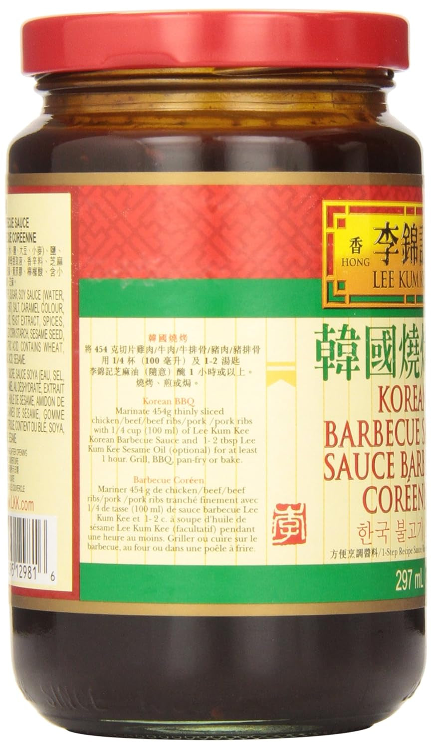 LEE KUM KEE Korean BBQ Sauce, 297 ML