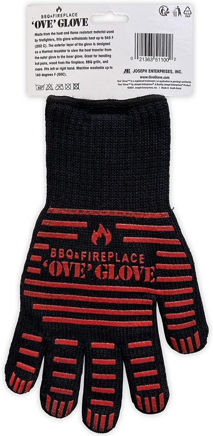 BBQ  - Superior Heat and Flame Protection - Extended Wrist for Additional Safety - Ideal for Outdoor Cooking, Grilling, Barbeque