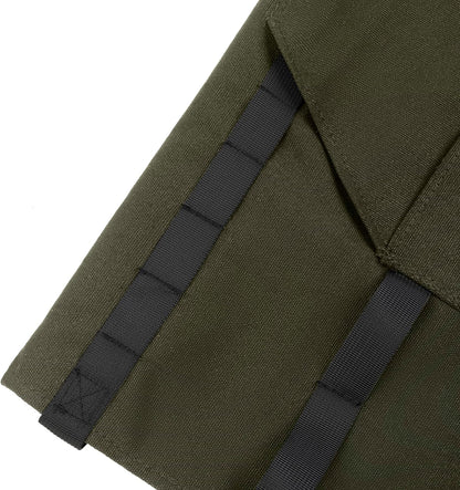 Chef Apron, Heavy Duty 12Oz Canvas, Cross Back and Neck Straps, 43-In-1 Multitool, Tactical Buckle and Clip