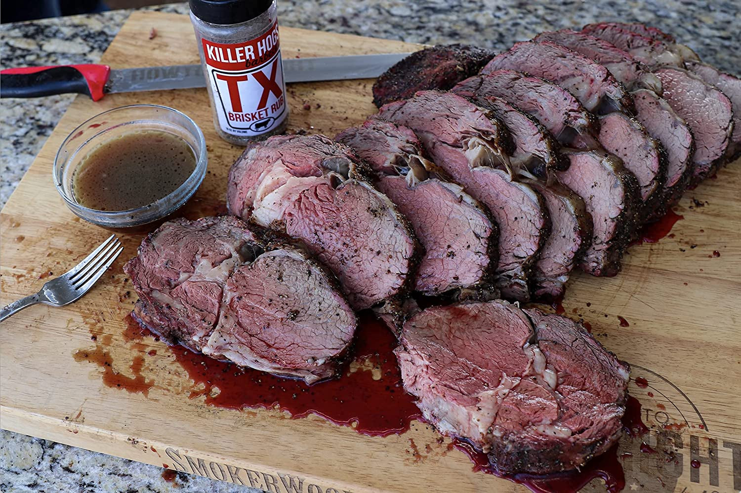 Killer Hogs BBQ TX Brisket Rub | Championship BBQ and Grill Seasoning for Texas Brisket | Great on Brisket, Ribs, Steaks, or Turkey | 11 Ounces