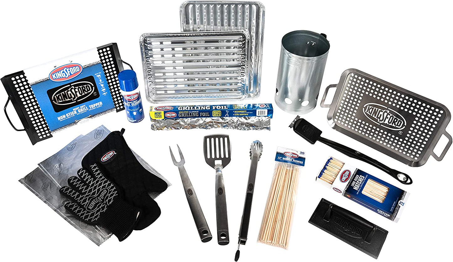 Extreme Heat BBQ Grill Gloves, 2 Count | Heat Resistant Barbecue Gloves | the Ultimate Heat Barrier Silicone Grilling Gloves with Anti-Slip Safe Grip, Black, 1 Size Fits All