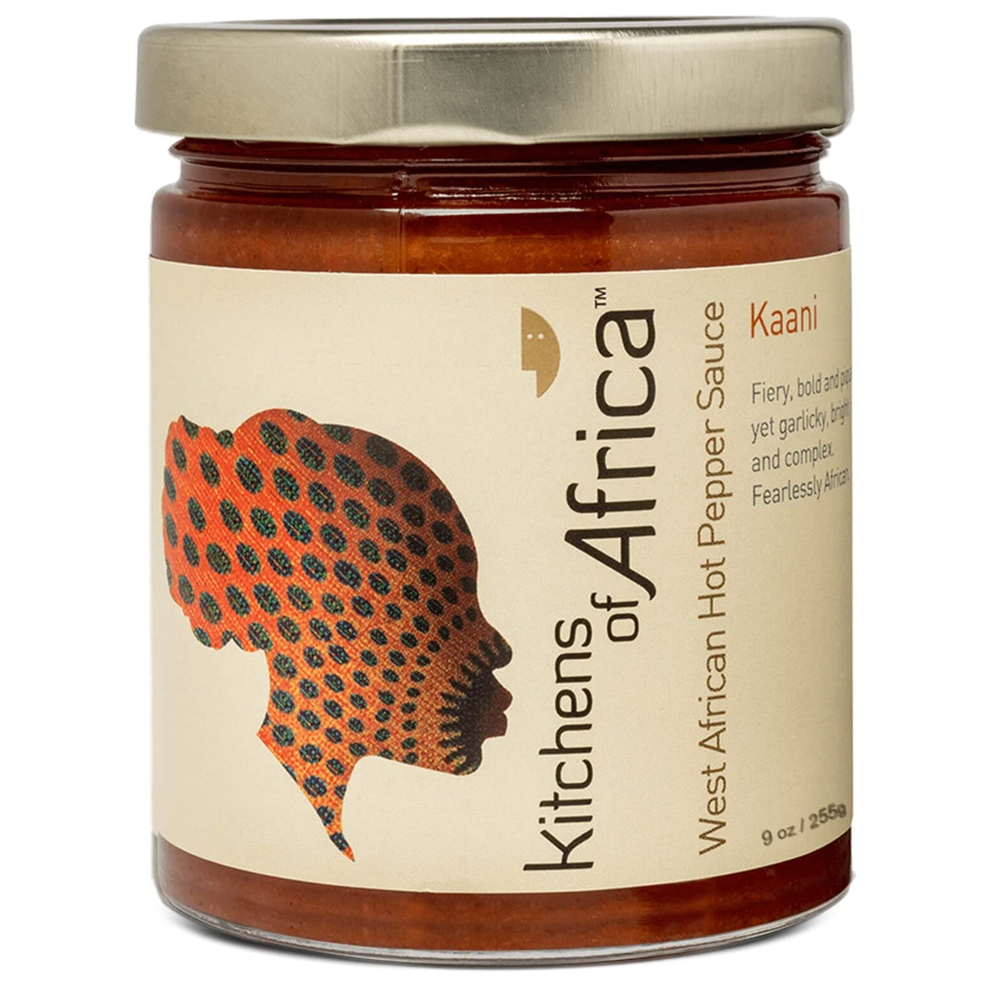 Kitchens of Africa Kaani West African Artisan Hot Sauce W/Habanero Pepper, Fresh Ginger, and Garlic. Fiery, Bold, and Piquant, yet Bright and Complex (9 Oz.)