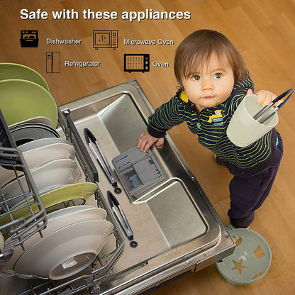 Kitchen Tongs Set of 3, Black Cooking Tongs with Silicone Tips, Stainless Steel Serving Tongs, Non-Stick Non-Scratch Heat Resistant Tongs for Grilling Cooking BBQ Buffet Salad (Black, 7/9/12 Inch)