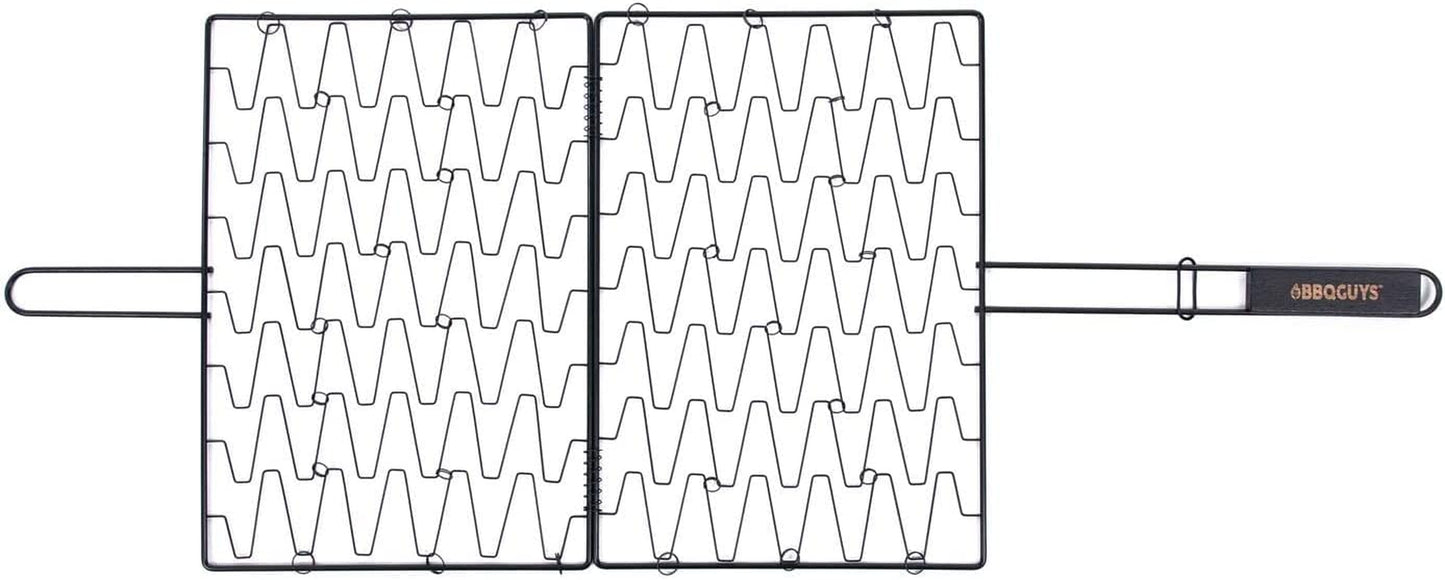 BBQGUYS Signature Non-Stick Flexible Grilling Basket - BBQ-FGB