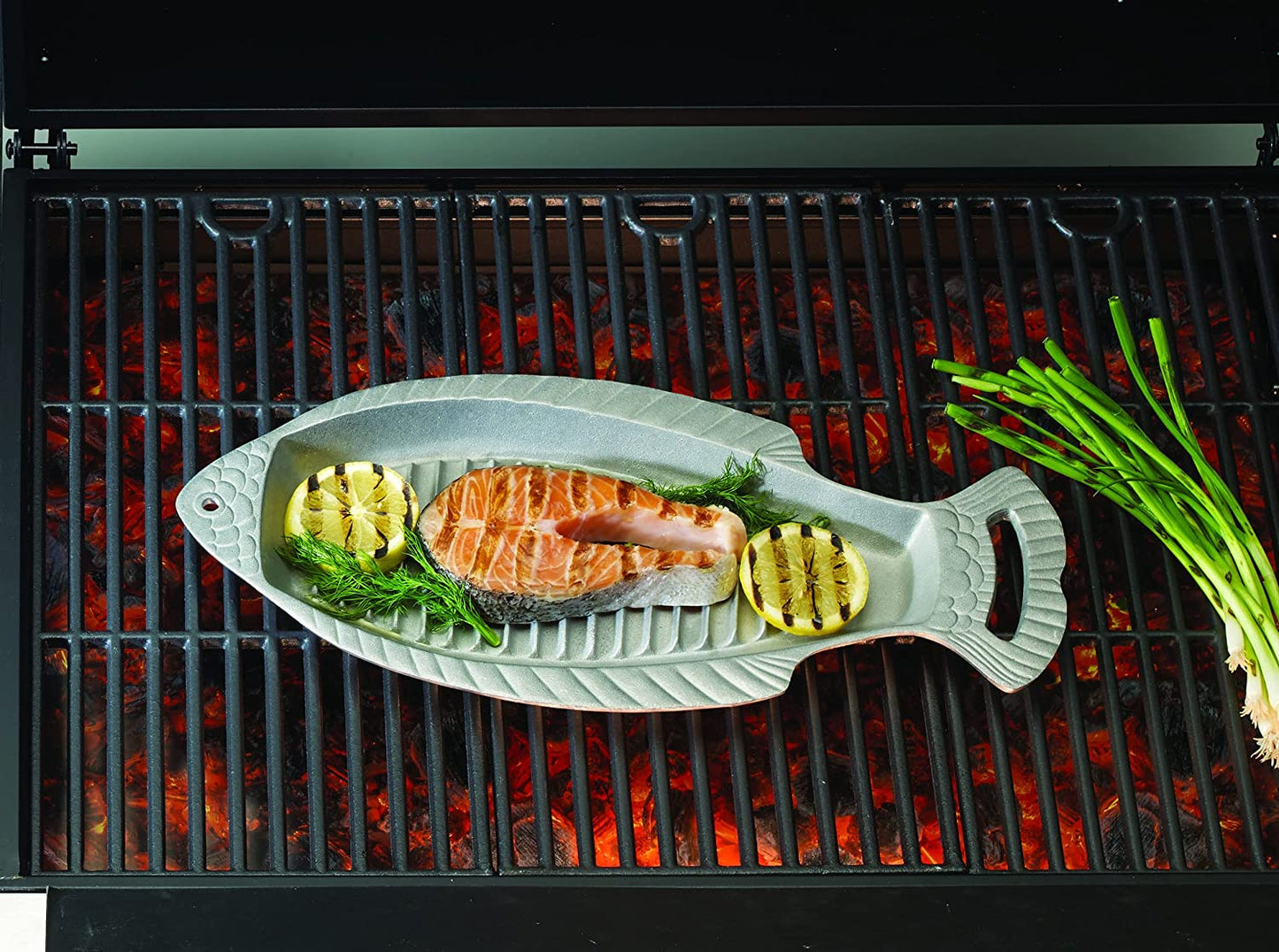 Gourmet Grillware Grilling Pan, Fish, 18.5-Inch by 8-1/2-Inch -