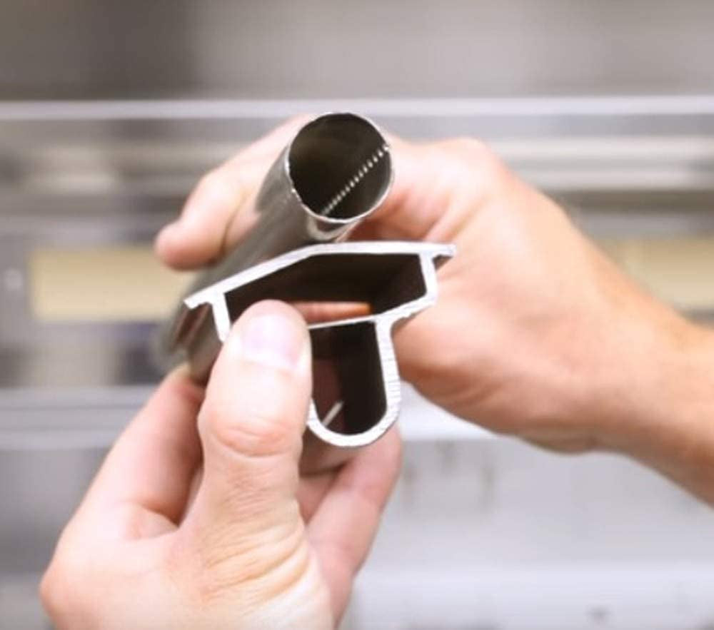 Cast Stainless Steel Grill Burner SS304 Universal BBQ Grill Burner 16.13", Compatible with 26102 23301 16516 44305 Aussie Bull Blaze Char-Broil Jenn AIR NEXGRILL Thermos Turbo Gas Grills