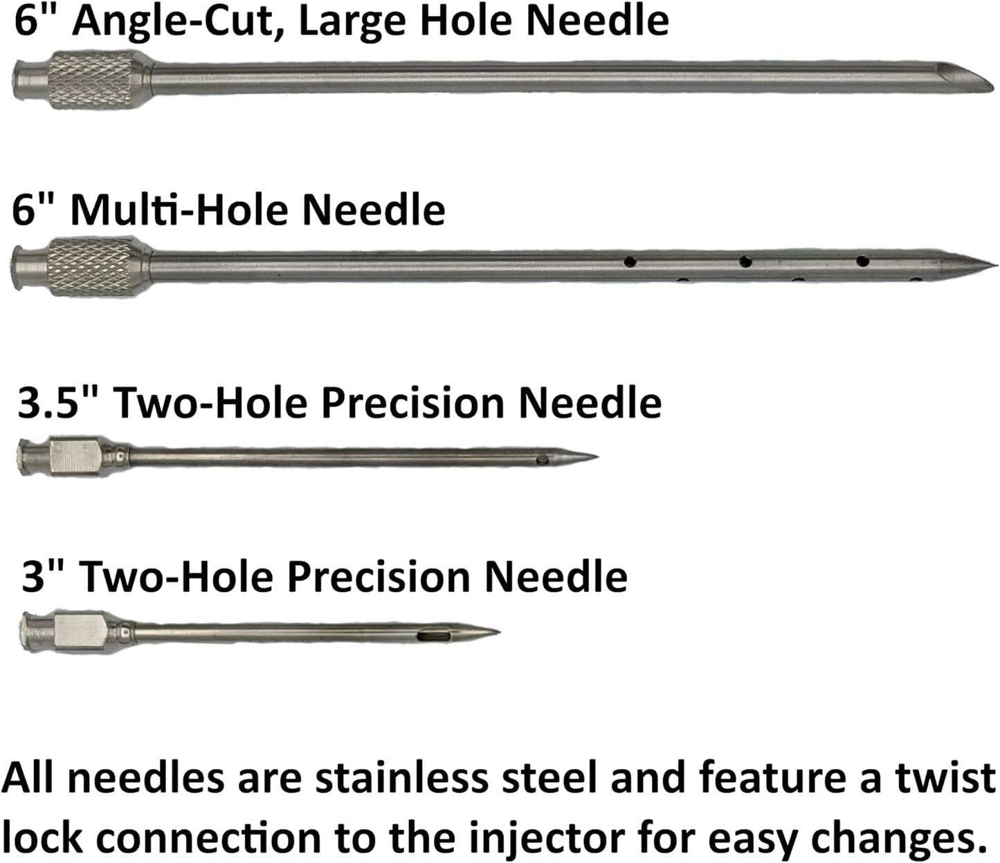 BBQ Smoker Grill Professional Meat Injector Syringe Kit for Smoking with Case, Heat Resistant Non Slip Gloves and Silicone Mop Brush for Turkey Marinade Injection