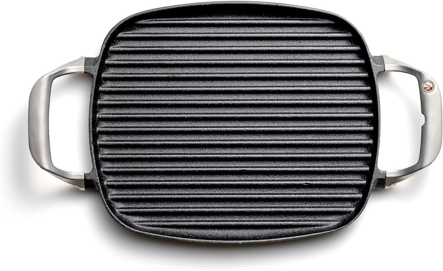 Cast Iron Grill Pan with Ridges 8.5” X 14.25” X 1.5”