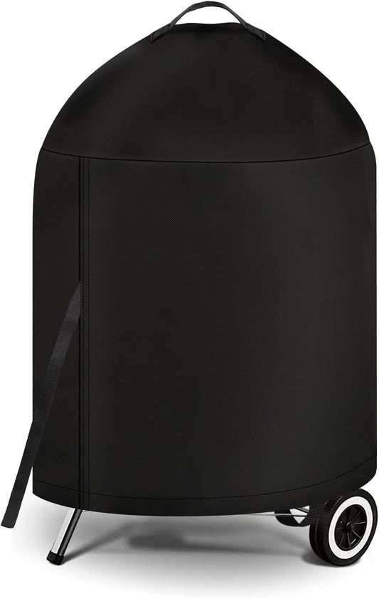Icover Grill Cover for Weber 22 Inch Charcoal Kettle- Heavy Duty Waterproof BBQ Cover for Weber Char-Broil 22 Inch Charcoal Kettle Grills