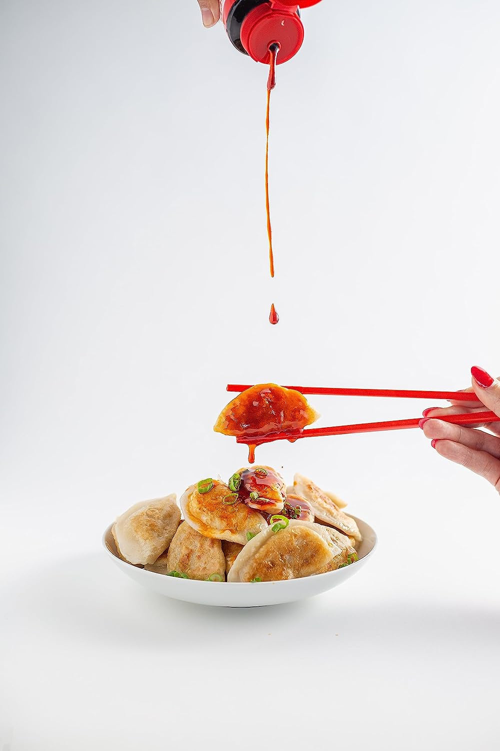 Dumpling Daughter - Spicy Sweet Soy Sauce (8 Oz) - Brown Sugar Sweetened Dumplings Sauce Balanced with Spicy Chili Oil - the Perfect Asian Dipping Sauce