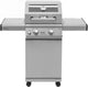 14633 2-Burner Stainless Steel Liquid Propane Gas Grill with Clear View Lid, LED Controls Mesa 200